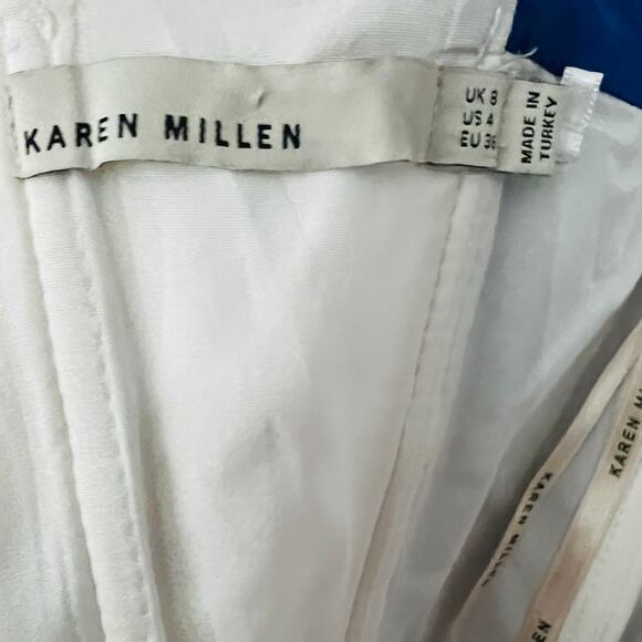 Karen Millen Strapless Mod Dress Party Cocktail Stripe - 4 - Picture 9 of 9